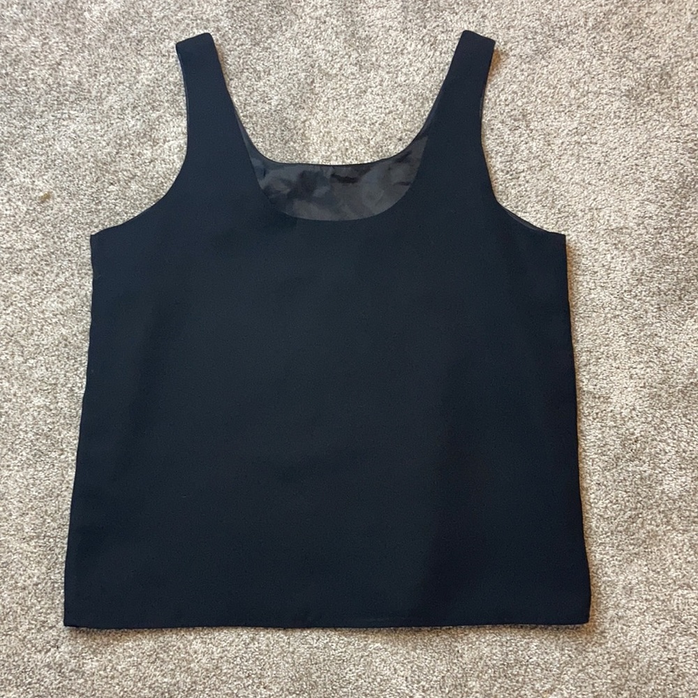 Fully lined Black Shell Top - Picture 2 of 5